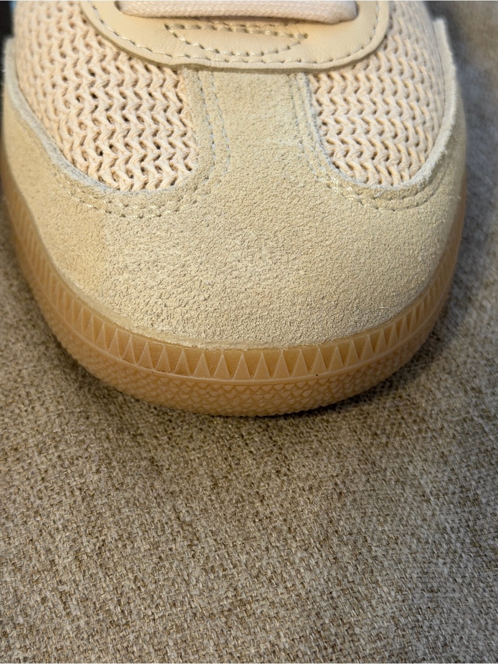 Adidas Samba OG Sneakers in Sand Strata Sky Tint. Size 7. Worn Once EUC - Picture 8 of 10